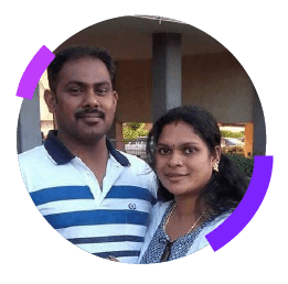 Jayesh Mon C. and Sheena C.